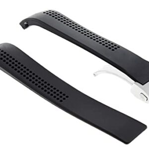 Ewatchparts 22MM RUBBER BAND STRAP COMPATIBLE WITH TAG HEUER CARRERA CALIBRE 5 16 17 WATCH BLACK