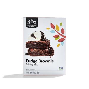 365 by whole foods market, chocolate fudge brownie mix, 15 ounce