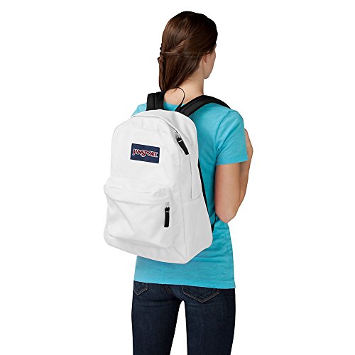 JanSport Superbreak Backpack - White - Classic, Ultralight