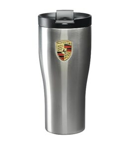 genuine porsche crest double wall stainless thermal tumbler,325 ml