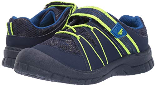 OshKosh B'Gosh Boy's Xavi Athletic Bumptoe Sneaker, Navy, 5 M US Toddler