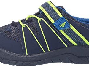 OshKosh B'Gosh Boy's Xavi Athletic Bumptoe Sneaker, Navy, 5 M US Toddler