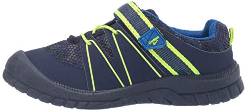 OshKosh B'Gosh Boy's Xavi Athletic Bumptoe Sneaker, Navy, 5 M US Toddler