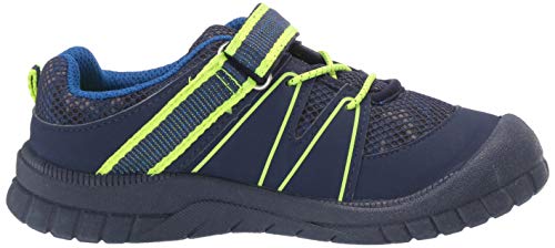 OshKosh B'Gosh Boy's Xavi Athletic Bumptoe Sneaker, Navy, 5 M US Toddler