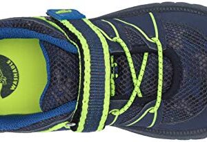 OshKosh B'Gosh Boy's Xavi Athletic Bumptoe Sneaker, Navy, 5 M US Toddler