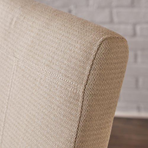 Christopher Knight Home Pertica Fabric Dining Chair, Beige 25D x 18W x 39.75H in