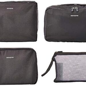 Samsonite 4-in-1 Packing Cubes, Graphite, One Size