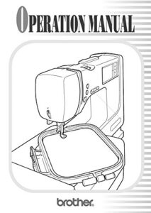 instruction manual for brother pe 400d embroidery machine