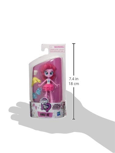 My Little Pony Equestria Girls Fashion Squad Pinkie Pie 3" Mini Doll with Removable Outfit, Shoes & Accessory, for Girls 5+