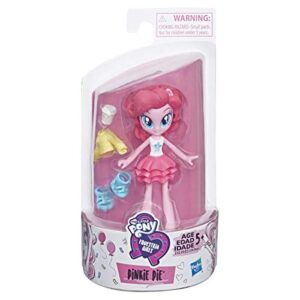 My Little Pony Equestria Girls Fashion Squad Pinkie Pie 3" Mini Doll with Removable Outfit, Shoes & Accessory, for Girls 5+