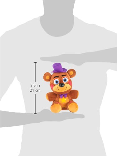 Funko Plush: Five Nights at Freddy's (FNAF) Pizza Sim: Rockstar Freddy Fazbear - FNAF Pizza Simulator - Collectible Soft Plush - Birthday Gift Idea - Official Merchandise - Stuffed