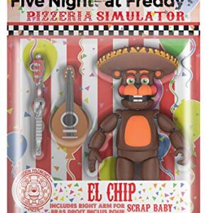 Funko Action Figure: Five Nights at Freddy's (FNAF) Pizza Sim: El Chip Collectible - FNAF Pizza Simulator - Collectible - Gift Idea - Official Merchandise - for Boys, Girls, Kids & Adults
