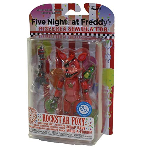 Funko Action Figure: Five Nights at Freddy's (FNAF) Pizza Sim: Rockstar Foxy Collectible - FNAF Pizza Simulator - Collectible - Gift Idea - Official Merchandise - for Boys, Girls, Kids & Adults