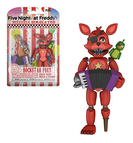 Funko Action Figure: Five Nights at Freddy's (FNAF) Pizza Sim: Rockstar Foxy Collectible - FNAF Pizza Simulator - Collectible - Gift Idea - Official Merchandise - for Boys, Girls, Kids & Adults