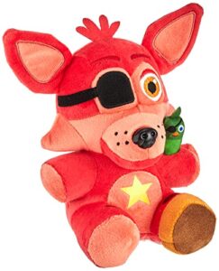 funko plush: five nights at freddy's (fnaf) pizza sim: rockstar foxy - fnaf pizza simulator - collectible soft plush - birthday gift idea - official merchandise - stuffed plushie for kids and adults