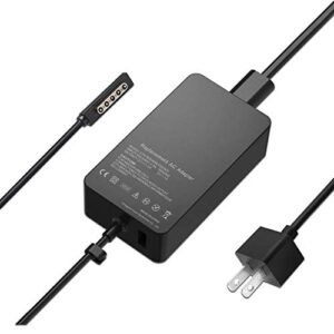 Fancy Buying 48W 12V 3.6A Portable Charger for Microsoft Surface Pro 2 Surface Pro 1 & Surface RT Tablet, Windows 8 Tablet 1536 (with 5V/1A USB Charging 6Ft Power Cord)