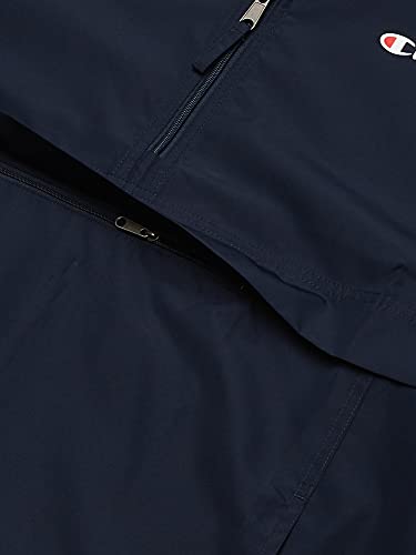 Champion mens Stadium Packable Jacket, Left Chest Script Jacket, Navy-549369, Large US, Navy-549369