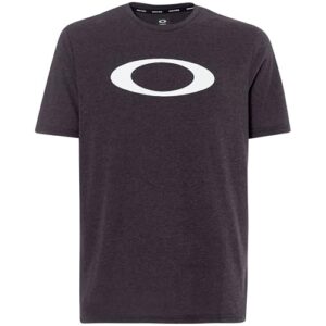 oakley mens o-bold ellipse shirt, blackout light heather, xx-large us