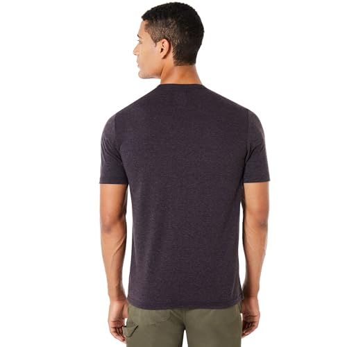 Oakley mens O-bold Ellipse Shirt, Blackout Light Heather, XX-Large US