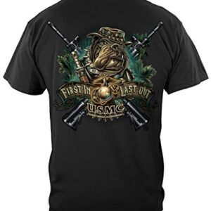 United States Marine Corps | Devil Dog First in Last Out Shirt ADD56-MM108L