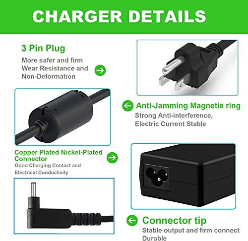 19V 3.42A 65W Replacement Laptop Battery Charger for Acer ChromeBook C720 C720P AC Adapter Power Supply Cord