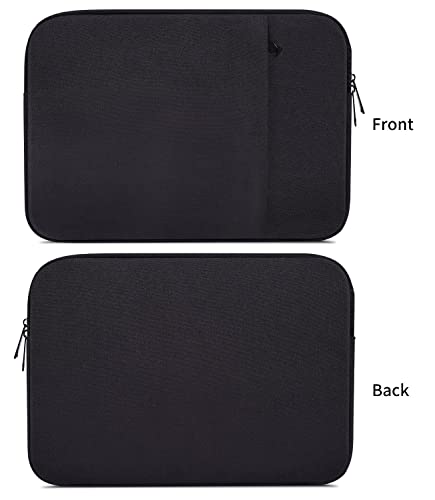 13-13.3 inch Laptop Sleeve Case for Surface Laptop 5 4 13.5, Surface Laptop Studio 14.4, Lenovo Yoga 6 13, Dell XPS 13/Dell Inspiron 13, ACER Lenovo DELL ASUS HP 13" Computer Waterpoof Bag(Black)