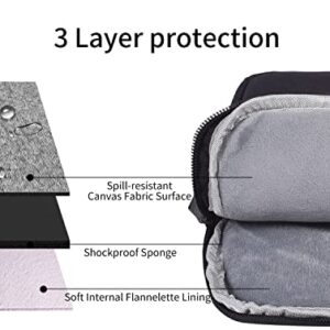 13-13.3 inch Laptop Sleeve Case for Surface Laptop 5 4 13.5, Surface Laptop Studio 14.4, Lenovo Yoga 6 13, Dell XPS 13/Dell Inspiron 13, ACER Lenovo DELL ASUS HP 13" Computer Waterpoof Bag(Black)