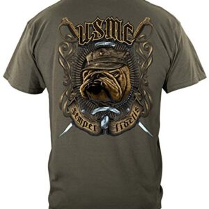 United States Marine Corps | USMC Bull Dog Crossed Swords Shirt ADD63-MM2268L