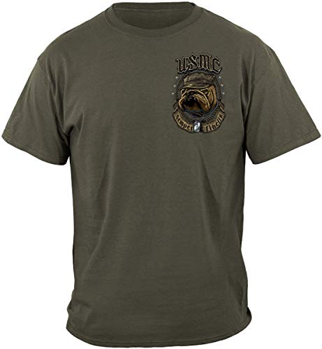 United States Marine Corps | USMC Bull Dog Crossed Swords Shirt ADD63-MM2268L
