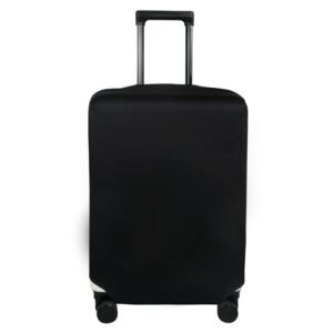 explore land travel luggage cover suitcase protector fits 18-32 inch luggage 01(black, m(23-26 inch luggage))