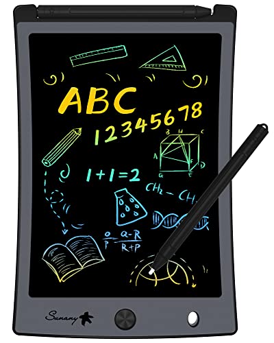 LCD Writing Tablet,Electronic Writing &Drawing Board Doodle Board,Sunany 8.5" Handwriting Paper Drawing Tablet Gift for Kids and Adults at Home,School and Office (Black)