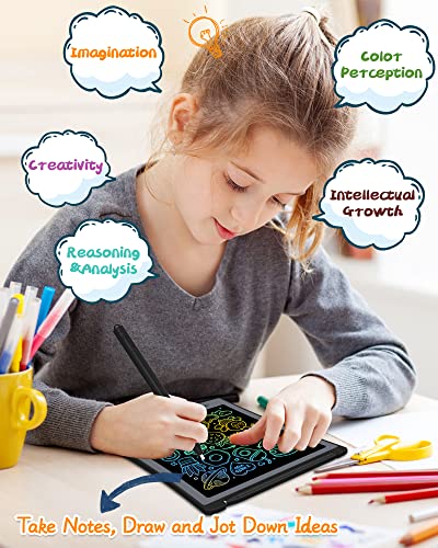 LCD Writing Tablet,Electronic Writing &Drawing Board Doodle Board,Sunany 8.5" Handwriting Paper Drawing Tablet Gift for Kids and Adults at Home,School and Office (Black)