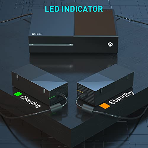 2023 Newest - WEGWANG Xbox One Power Supply, Power Cord with Brick Adapter for Xbox One, Replacement Microsoft Xbox One Power Brick Charger, 100-240V Voltage Xbox One Accessories