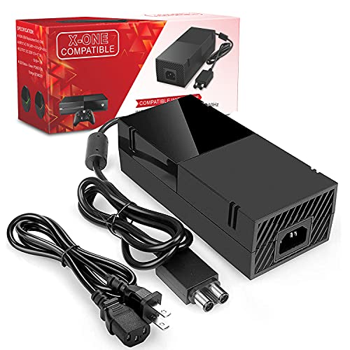 2023 Newest - WEGWANG Xbox One Power Supply, Power Cord with Brick Adapter for Xbox One, Replacement Microsoft Xbox One Power Brick Charger, 100-240V Voltage Xbox One Accessories