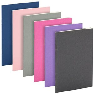 24 Pack Mini Paper Notebooks for Kids, Bulk Pocket Notepads with 48 Lined Pages for Journaling, Writing, Composition, School Supplies (6 Colors, 3.5 x 5 in)