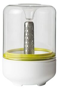 chef'n countertop sprouter growing kit, one size, baking white/wasabi/glass