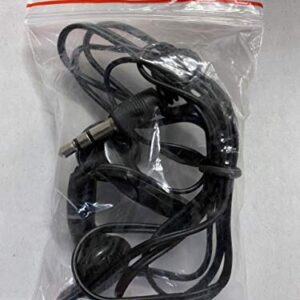 Bulk School Classroom Pack of 50 Black Earbuds/Headphones - Individually Wrapped