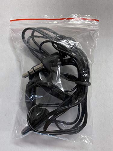 Bulk School Classroom Pack of 50 Black Earbuds/Headphones - Individually Wrapped