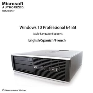 HP Elite 8200 SFF Business Desktop Computer, Intel Core i7-2600, 2TB HDD, 16GB DDR3, Windows 10 Professional (Renewed) (i7 | 16GB | 2T HDD | Wind 10 Pro + WiFi)