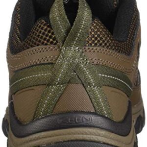 KEEN Men's Targhee Vent Low Height Breathable Hiking Shoes, Cuban/Antique Bronze, 10.5