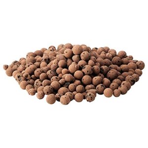 Hydro Crunch DBAUS888 Expanded Clay Growing Media Hydroponic 50 Liter 8 mm Aggregate Pebbles Pellets, Brown