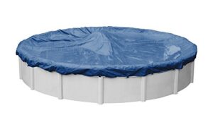 pool mate 4721-4-pm commercial-grade rip-shield winter round above-ground cover, 21-ft. pool, dazzling blue