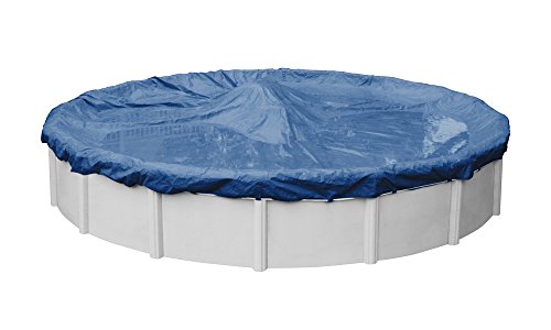 Pool Mate 4721-4-PM Commercial-Grade Rip-Shield Winter Round Above-Ground Cover, 21-ft. Pool, Dazzling Blue