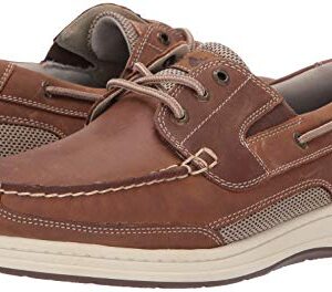 Dockers Men's Beacon Boat Shoe, Dark Tan, 10 Wide