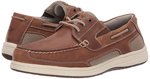 Dockers Men's Beacon Boat Shoe, Dark Tan, 10 Wide