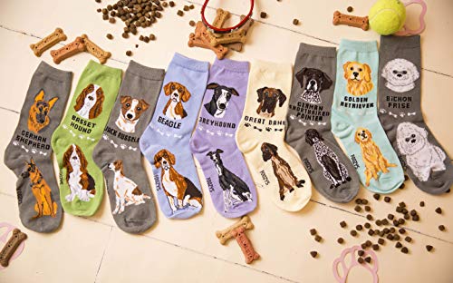 Foozys Unisex Crew Socks | Canine/Dog Collection | German Shepherd