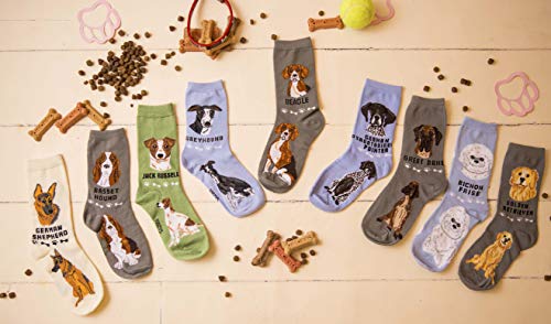 Foozys Unisex Crew Socks | Canine/Dog Collection | German Shepherd