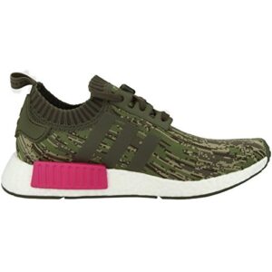 adidas Originals NMD_R1 Pk Mens Running Trainers Sneakers Shoes Prime Knit (UK 5.5 US 6 EU 38 2/3, Utility Green Pink BZ0222)
