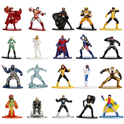 Marvel X-Men 20 Pack Die-Cast Figures, 1.65" Scale Collectable Figurine 100% Metal