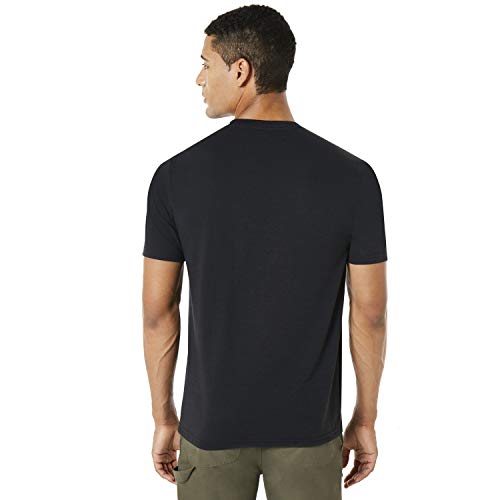 Oakley mens O Bark Shirt, Blackout, Large US